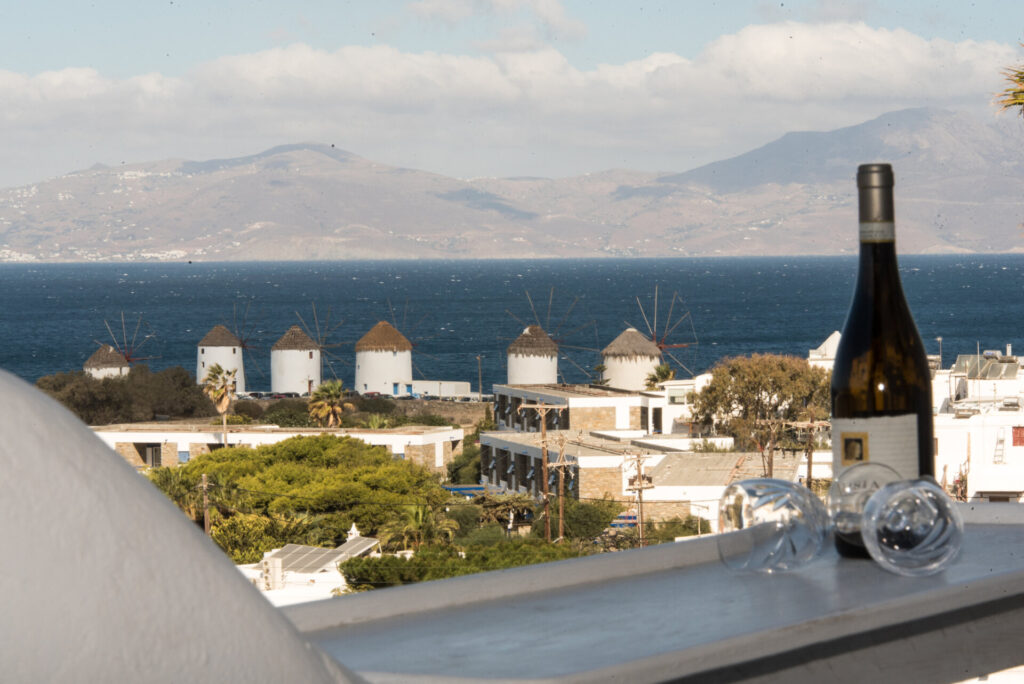 Olympia Rooms Mykonos location